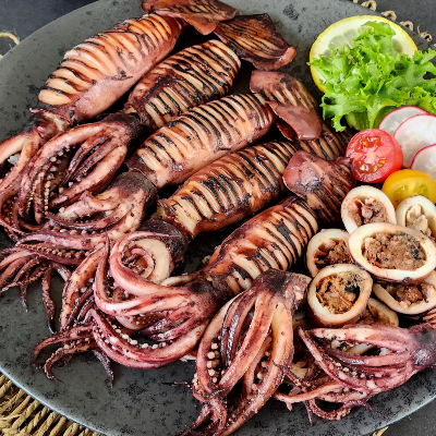 달큰녹진 자연산 채낚기 오징어통찜 5-8미 1kg