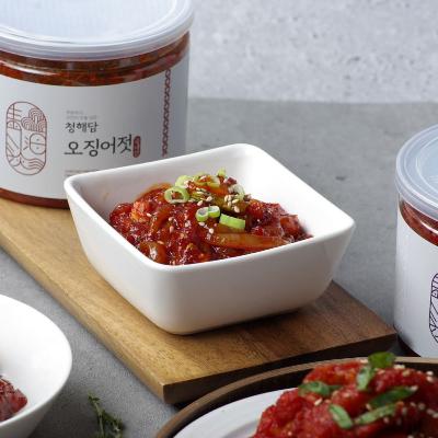 [청해담] 속초 오징어젓갈 500g 1통