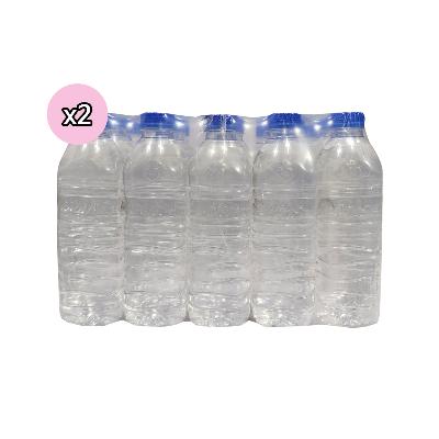 [아이시스] 업소용 생수 무라벨 500ml x 2묶음(총 40개입)